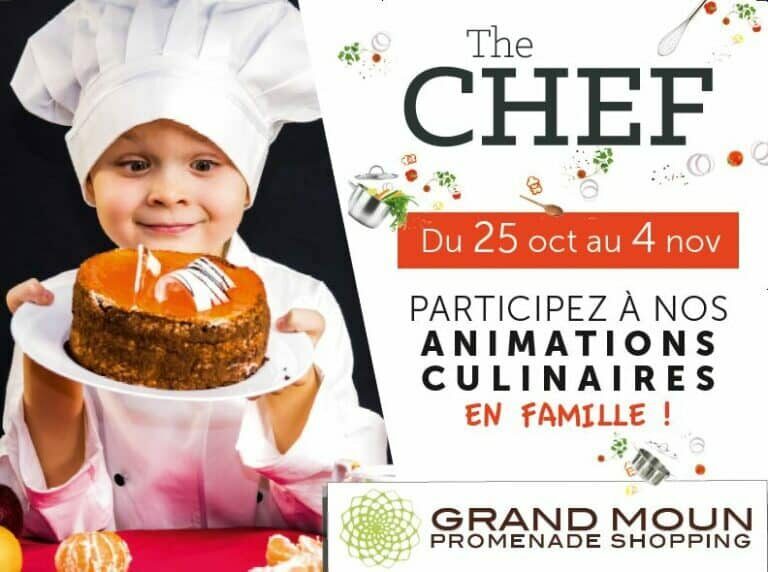 Affiche The Chef Animations Culinaires Famille Enfants Atelier Cuisine Bordeaux FlyinChef