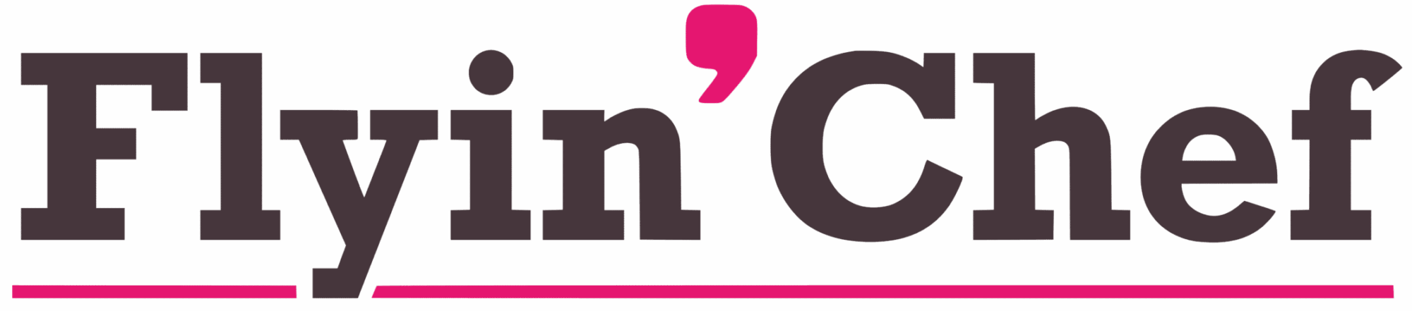 logo de la societe flyinchef, évènementiel culinaire